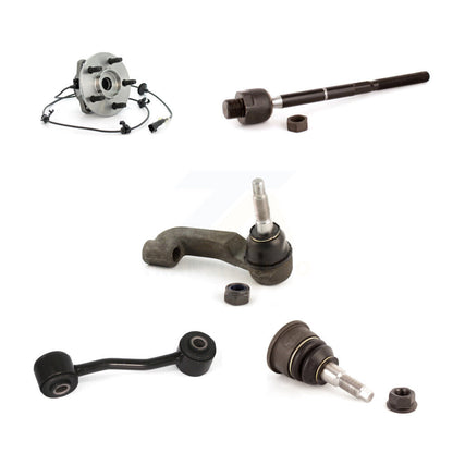 Hub Bearing Lower Ball Joint Tie Rod Link Front Right Kit (5Pc) For Jeep Liberty