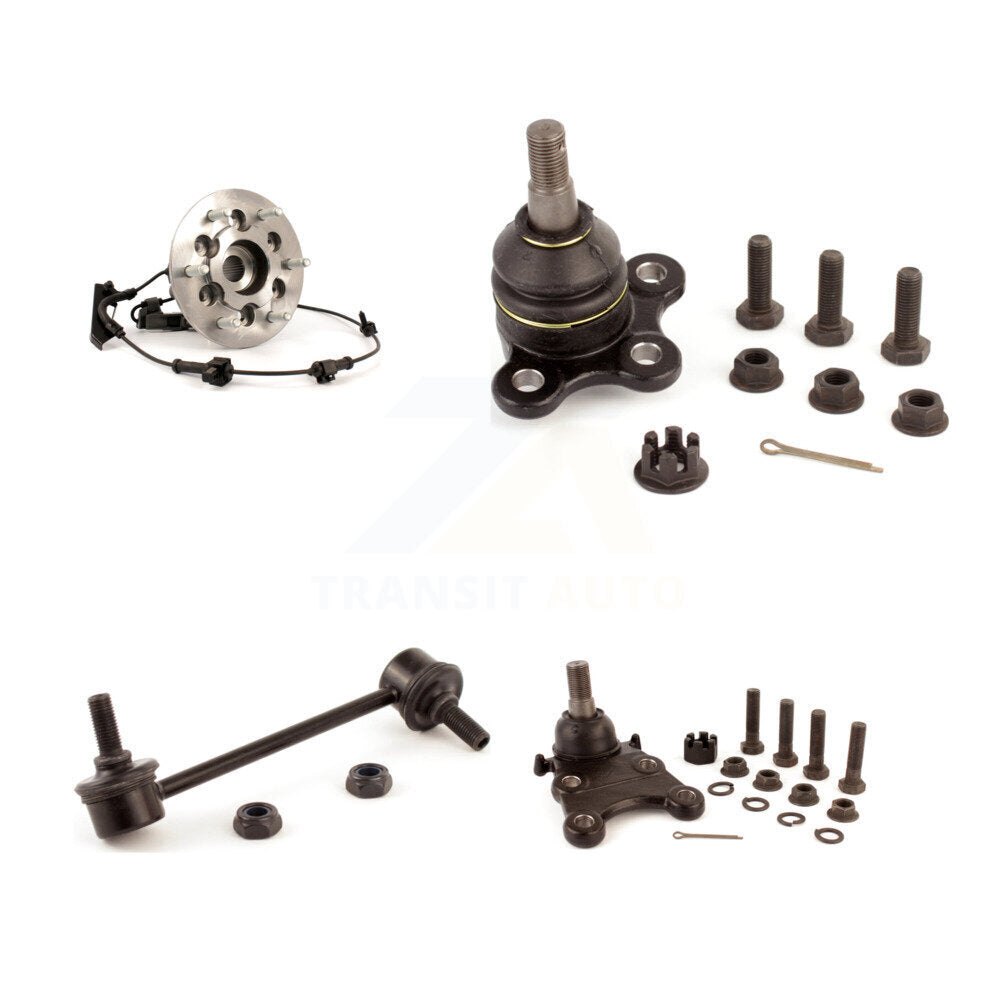 Bearing Upper Lower Ball Joint & Link Front Left Kit For Chevrolet Colorado GMC