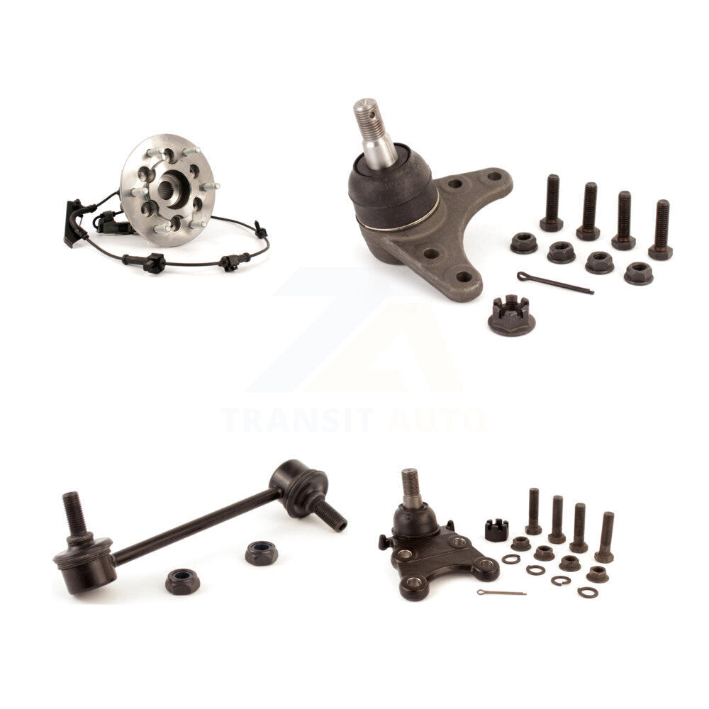 Bearing Upper Lower Ball Joint & Link Front Left Kit For Chevrolet Colorado GMC