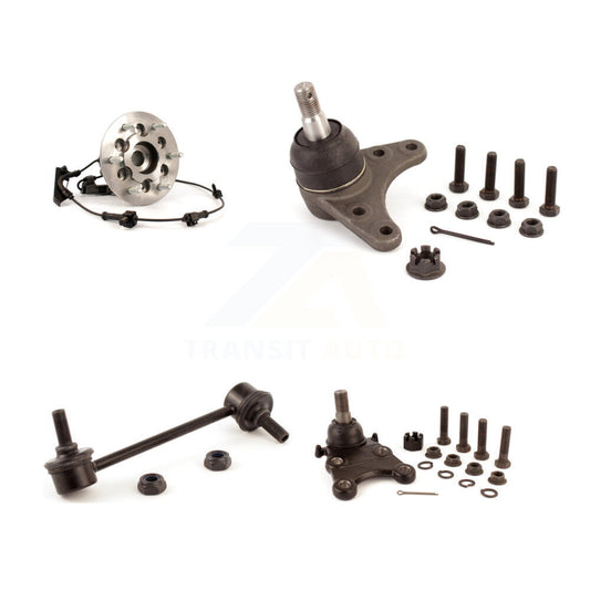 Bearing Upper Lower Ball Joint & Link Front Left Kit For Chevrolet Colorado GMC