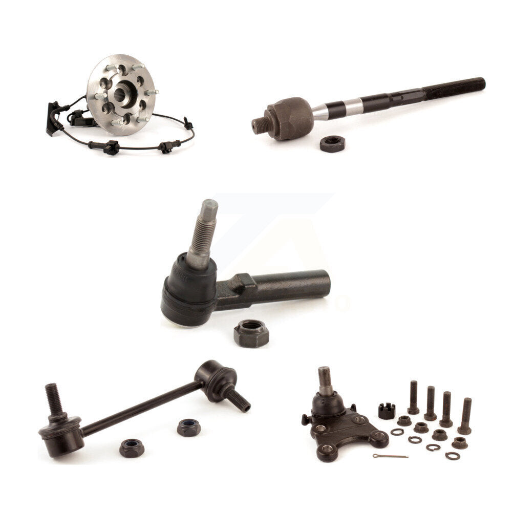 Bearing Lower Ball Joint Tie Rod Link Front Left Kit (5Pc) For Chevrolet GMC 4WD