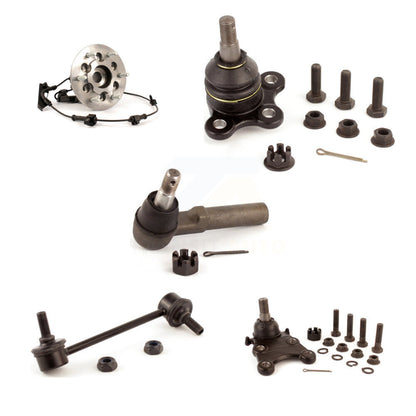 Bearing Upper Lower Ball Joint Outer Tie Rod & Link Front Left Kit (5Pc) For GMC