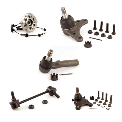 Bearing Upper Lower Ball Joint Outer Tie Rod & Link Front Left Kit (5Pc) For GMC