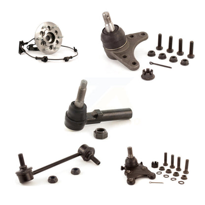 Bearing Upper Lower Ball Joint Outer Tie Rod & Link Front Left Kit (5Pc) For GMC