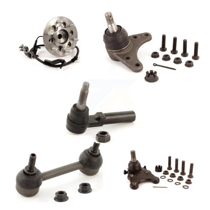 Bearing Upper Lower Ball Joint Outer Tie Rod Link Front Left Kit (5Pc) For Isuzu