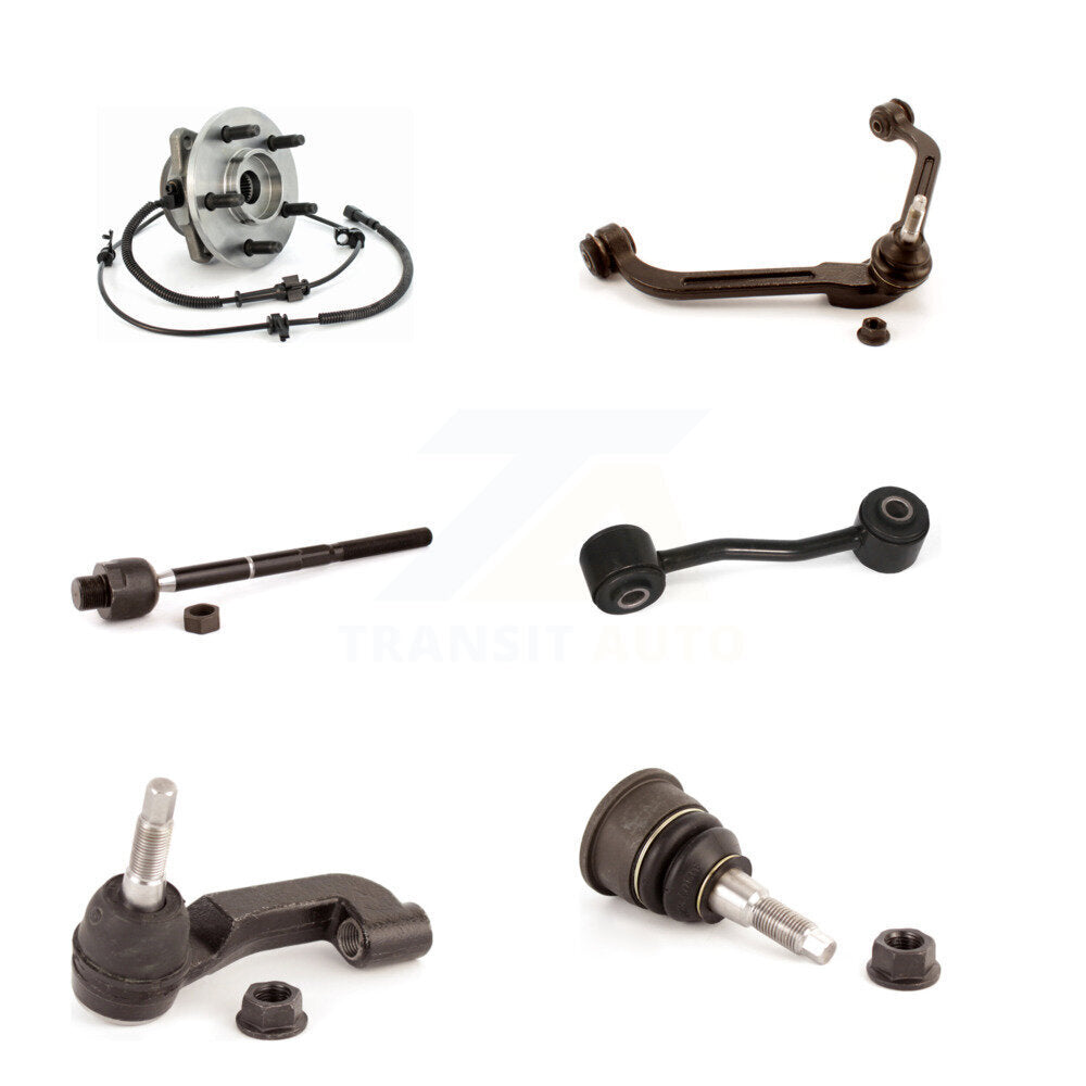 Bearing Upper Arm Lower Ball Joint Tie Rod Link Front Left Kit For Jeep Liberty