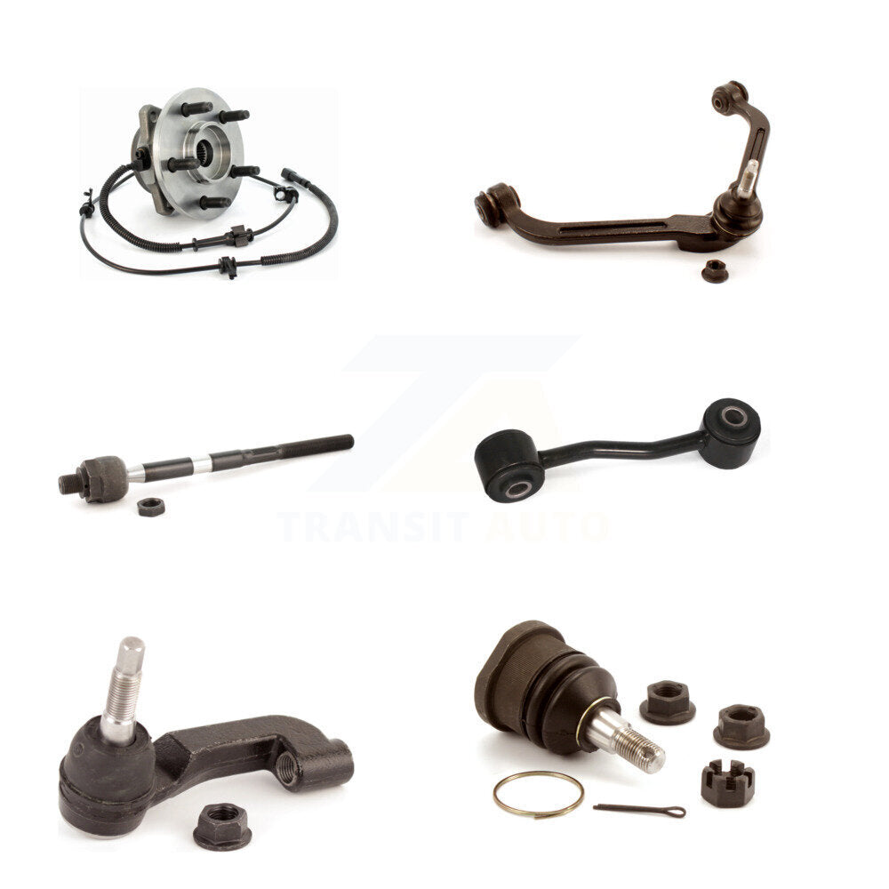 Bearing Upper Arm Lower Ball Joint Tie Rod Link Front Left Kit For Jeep Liberty