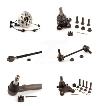 Bearing Upper Lower Ball Joint Tie Rod & Link Front Left Kit (6Pc) For Chevrolet