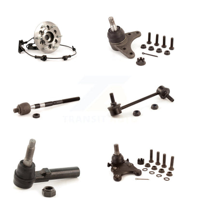 Bearing Upper Lower Ball Joint Tie Rod & Link Front Left Kit (6Pc) For Chevrolet