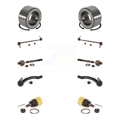 Bearing Lower Ball Joint Outer Inner Tie Rod Link Front Kit (10Pc) For Honda MDX