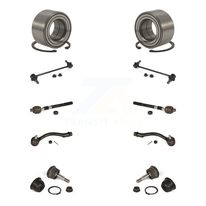 Bearing Lower Ball Joint Outer Inner Tie Rod & Link Front Kit For Hyundai Accent