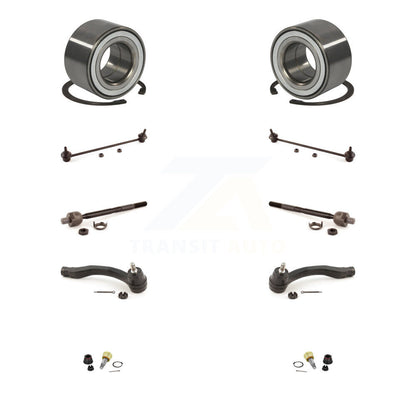Bearing Lower Ball Joint Outer Inner Tie Rod Link Front Kit (10Pc) For Honda Fit