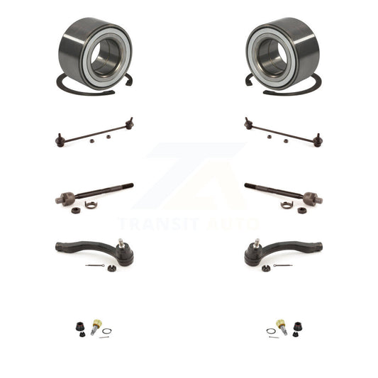 Bearing Lower Ball Joint Outer Inner Tie Rod Link Front Kit (10Pc) For Honda Fit