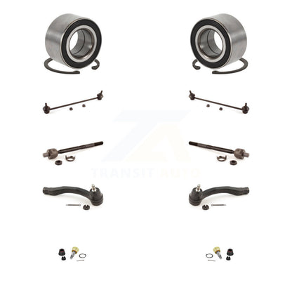 Bearing Lower Ball Joint Outer Inner Tie Rod Link Front Kit (10Pc) For Honda Fit