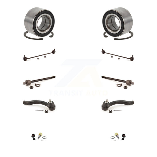 Bearing Lower Ball Joint Outer Inner Tie Rod Link Front Kit (10Pc) For Honda Fit