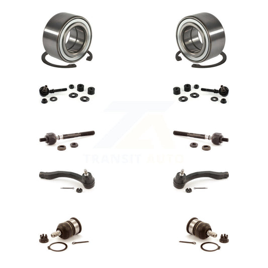 Bearing Lower Ball Joint Outer Inner Tie Rod Link Front Kit (10Pc) For Acura EL