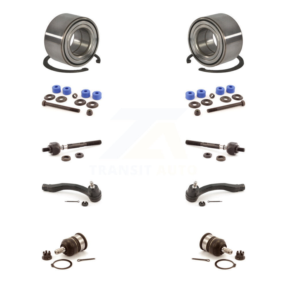 Bearing Lower Ball Joint Outer Inner Tie Rod End Link Front Kit For Honda Civic