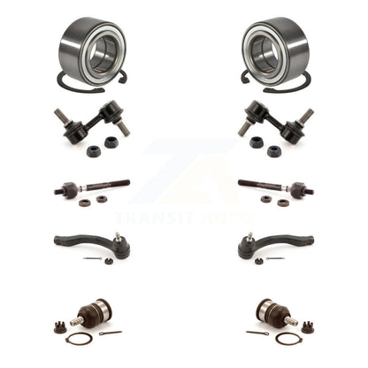 Bearing Lower Ball Joint Outer Inner Tie Rod & Link Front Kit For Honda Civic Si