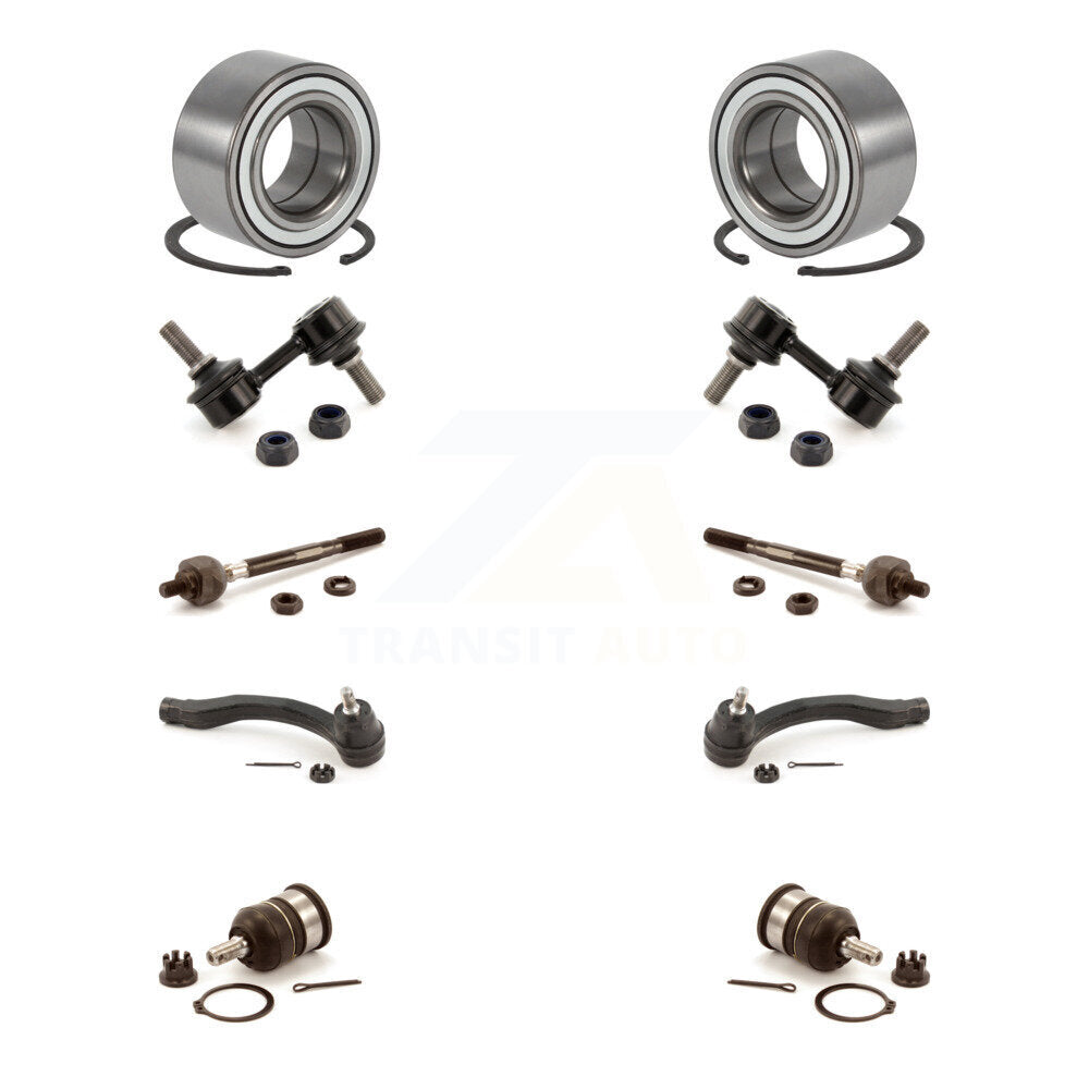 Bearing Lower Ball Joint Outer Inner Tie Rod Link Front Kit For 97-01 Honda CR-V