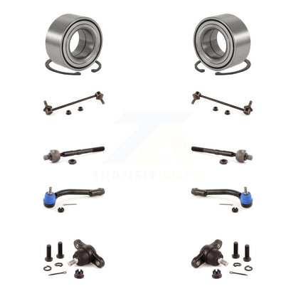 Bearing Lower Ball Joint Outer Inner Tie Rod Link Front Kit (10Pc) For Kia Rondo