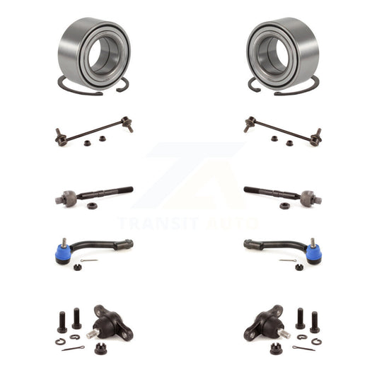 Bearing Lower Ball Joint Outer Inner Tie Rod Link Front Kit (10Pc) For Kia Rondo