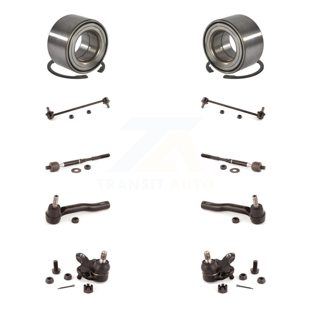 Bearing Lower Ball Joint Outer Inner Tie Rod & Link Front Kit For Toyota Corolla