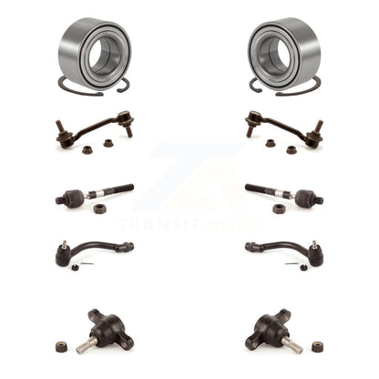 Bearing Lower Ball Joint Outer Inner Tie Rod & Link Front Kit For Hyundai Sonata