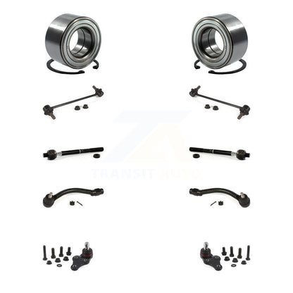 Bearing Lower Ball Joint Outer Inner Tie Rod Link Front Kit (10Pc) For Kia Soul