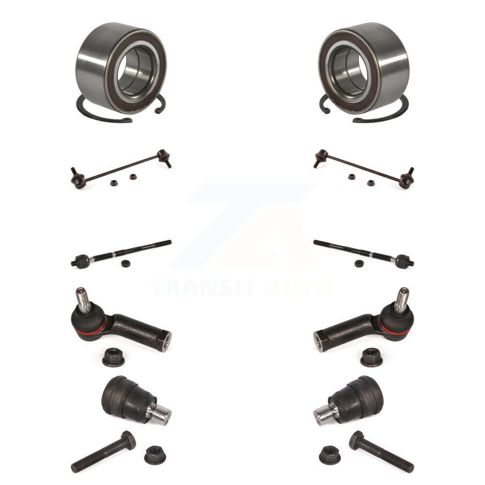Bearing Lower Ball Joint Outer Inner Tie Rod End Link Front Kit For Ford Fiesta