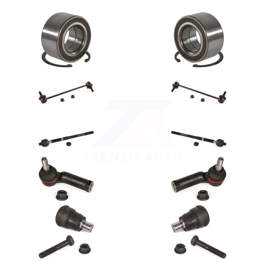 Bearing Lower Ball Joint Outer Inner Tie Rod End Link Front Kit For Ford Fiesta