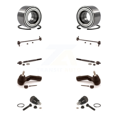 Bearing Lower Ball Joint Outer Inner Tie Rod & Link Front Kit (10Pc) For Mazda 3