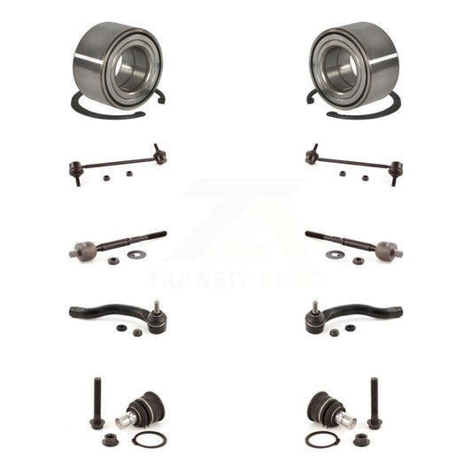 Bearing Lower Ball Joint Outer Inner Tie Rod End Link Front Kit For Nissan Versa