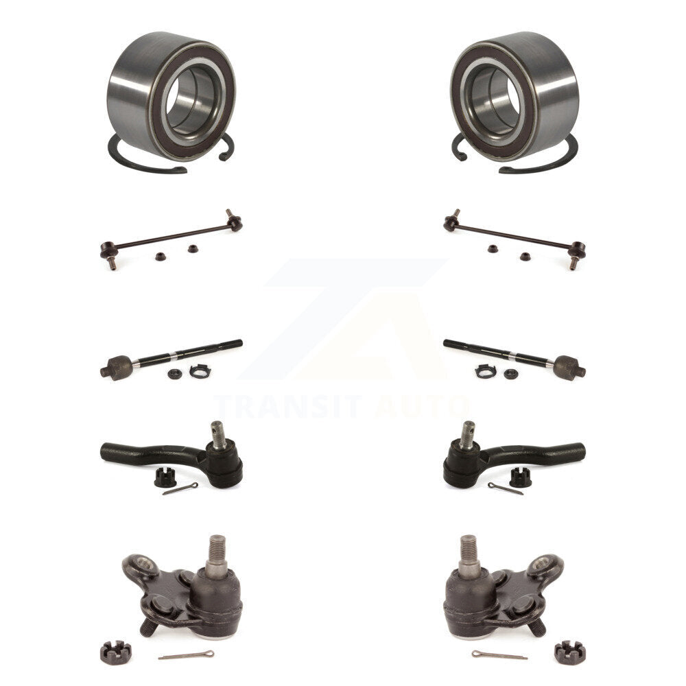 Bearing Lower Ball Joint Outer Inner Tie Rod Link Front Kit For 12-16 Honda CR-V