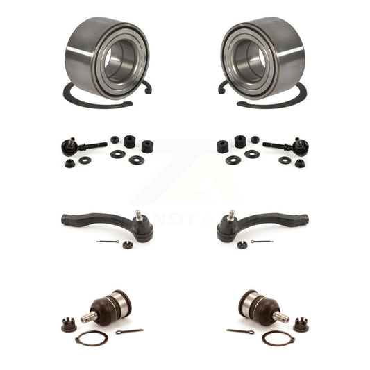 Wheel Bearing Lower Ball Joint Outer Tie Rod & Link Front Kit (8Pc) For Acura EL