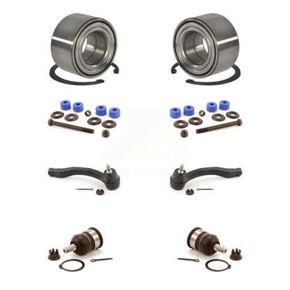 Bearing Lower Ball Joint Outer Tie Rod End Link Front Kit (8Pc) For Honda Civic