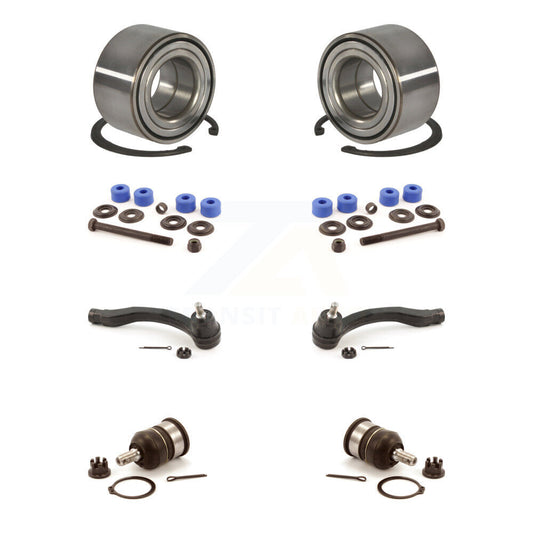 Bearing Lower Ball Joint Outer Tie Rod End Link Front Kit (8Pc) For Honda Civic