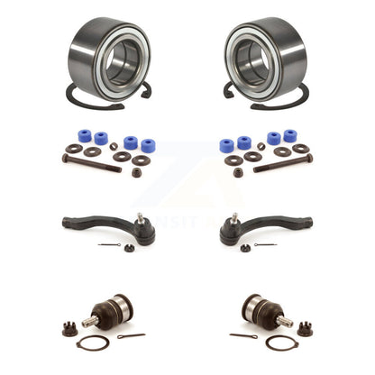 Bearing Lower Ball Joint Outer Tie Rod End Link Front Kit (8Pc) For Honda Civic