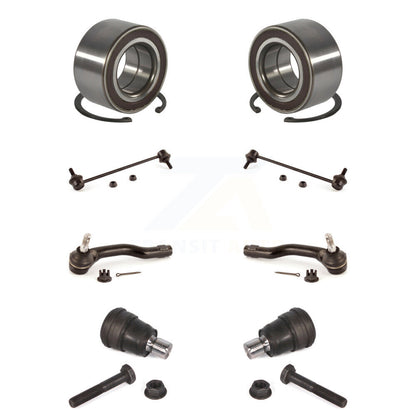 Bearing Lower Ball Joint Outer Tie Rod & Link Front Kit (8Pc) For 11-14 Mazda 2