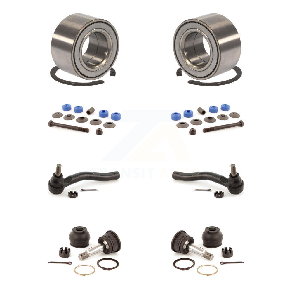 Bearing Lower Ball Joint Outer Tie Rod End Link Front Kit (8Pc) For Toyota Echo