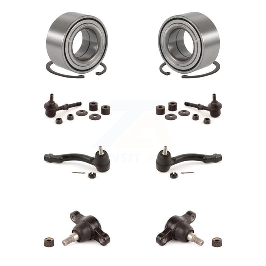 Bearing Lower Ball Joint Outer Tie Rod & Link Front Kit (8Pc) For Hyundai Sonata