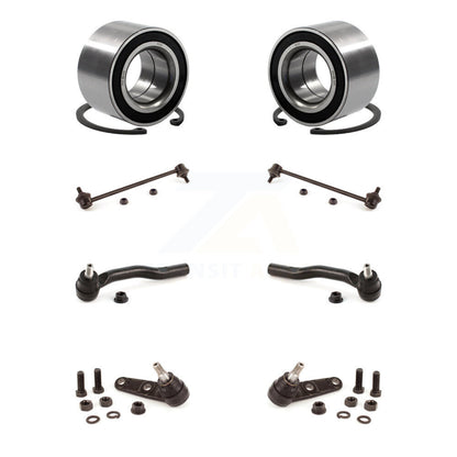 Bearing Lower Ball Joint Outer Tie Rod & Link Front Kit (8Pc) For Chevrolet Aveo