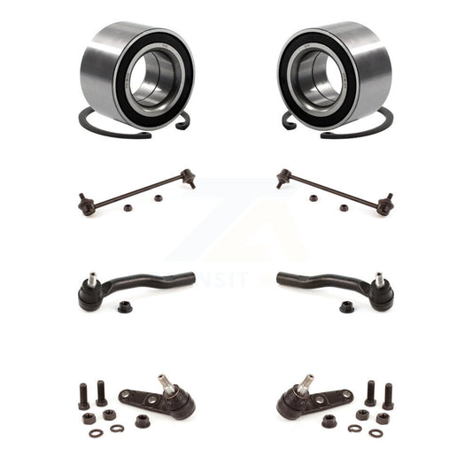 Bearing Lower Ball Joint Outer Tie Rod & Link Front Kit (8Pc) For Chevrolet Aveo