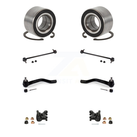 Bearing Lower Ball Joint Outer Tie Rod End Link Front Kit (8Pc) For Honda Civic