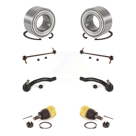 Bearing Lower Ball Joint Outer Tie Rod Link Front Kit (8Pc) For Honda Pilot MDX