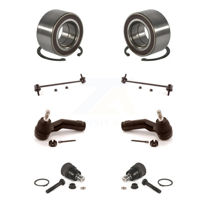 Bearing Lower Ball Joint Outer Tie Rod & Link Front Kit (8Pc) For Mazda 3 Sport