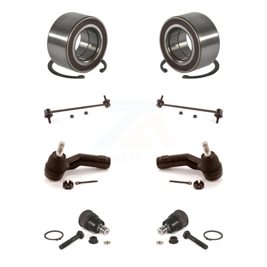 Bearing Lower Ball Joint Outer Tie Rod & Link Front Kit (8Pc) For Mazda 3 Sport