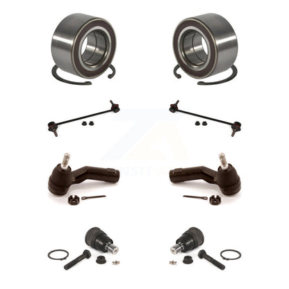 Bearing Lower Ball Joint Outer Tie Rod & Link Front Kit (8Pc) For Mazda 3 Sport