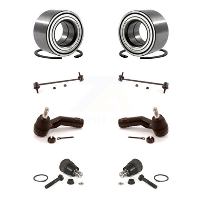 Bearing Lower Ball Joint Outer Tie Rod Sway Bar Link Front Kit (8Pc) For Mazda 3