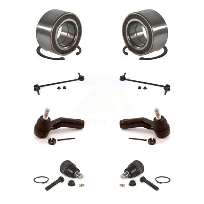 Bearing Lower Ball Joint Outer Tie Rod Sway Bar Link Front Kit (8Pc) For Mazda 3