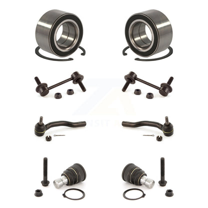 Bearing Lower Ball Joint Outer Tie Rod & Link Front Kit (8Pc) For Ford Edge MKX